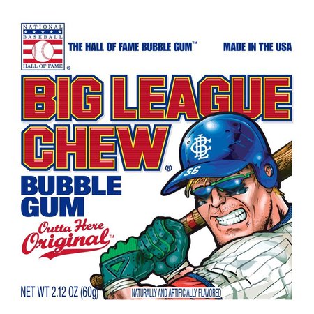 BIG LEAGUE CHEW Original Bubble Gum 2.12 oz 66000